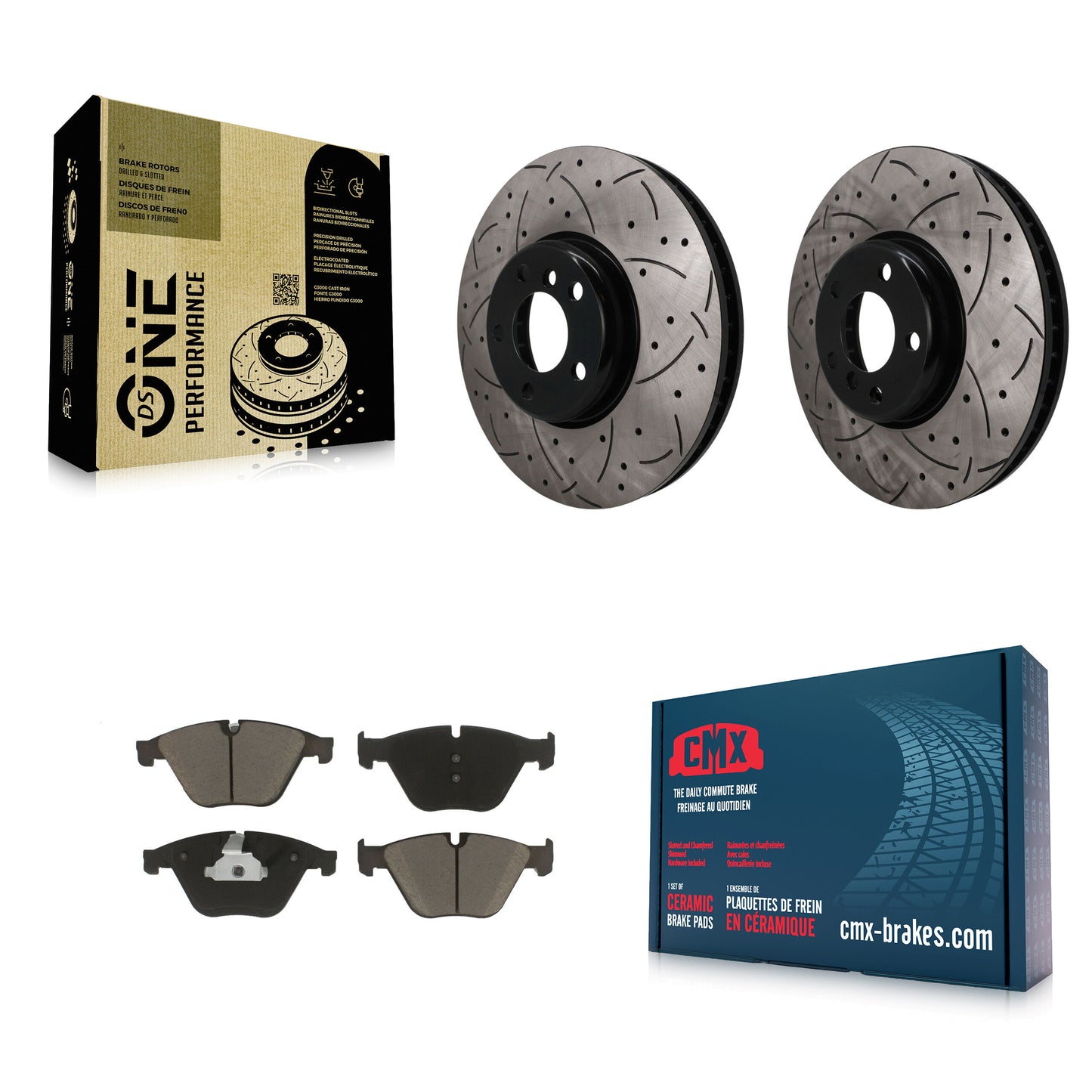 [Avant] Disque et plaquette de frein pour 2011-2013 BMW 535i KDC-101771