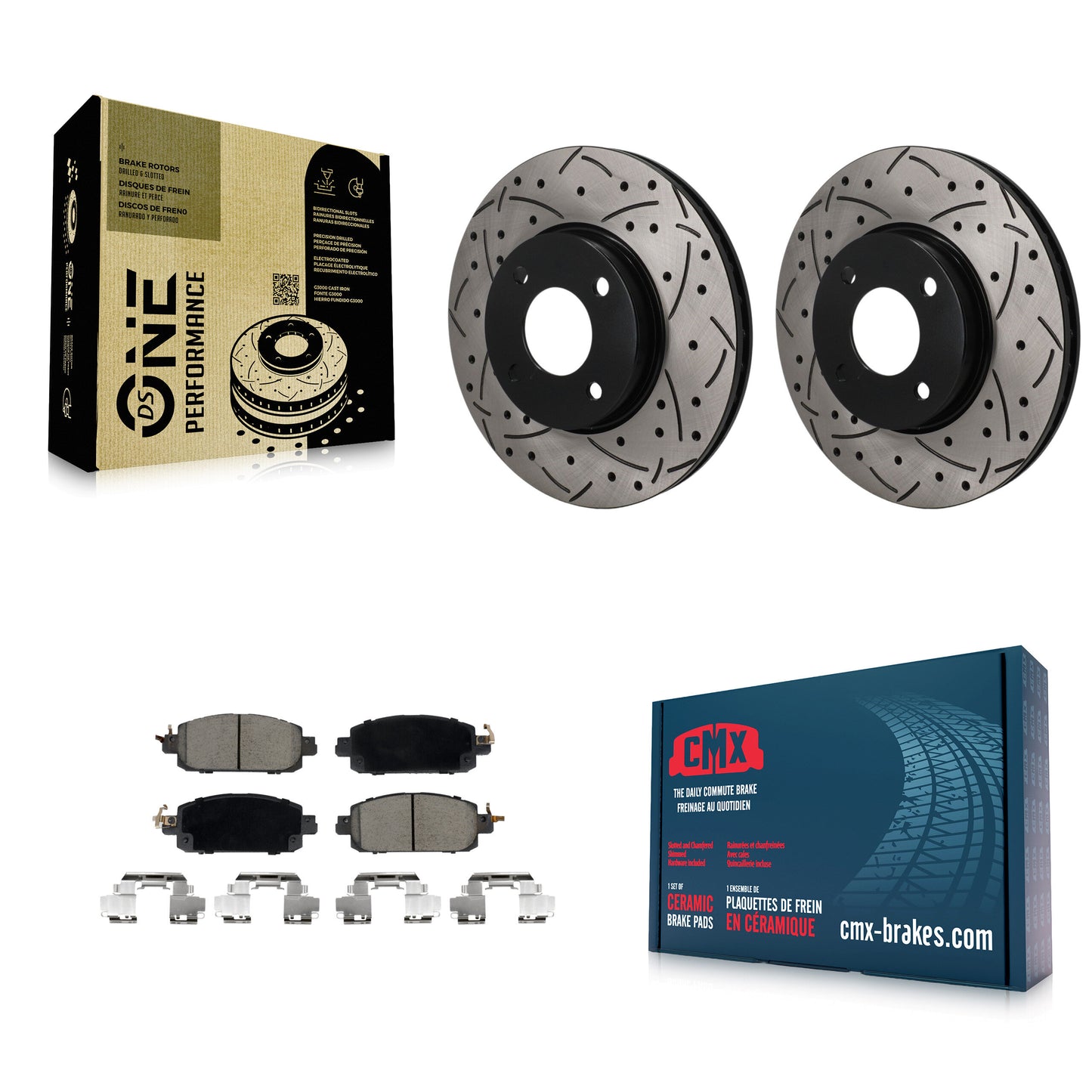 [Avant] Disque et plaquette de frein pour 2024 Nissan Sentra S SV SR KDC-101780