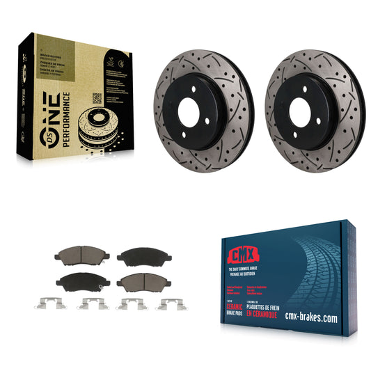 [Avant] Disque et plaquette de frein pour Nissan Micra Versa Note KDC-101785