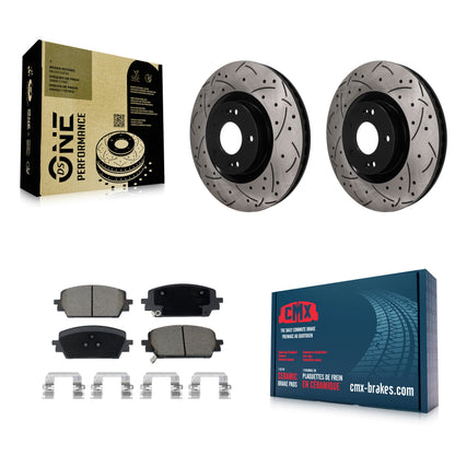 [Avant] Disque et plaquette de frein pour Hyundai Santa Fe Kia Sorento Cruz KDC-101786