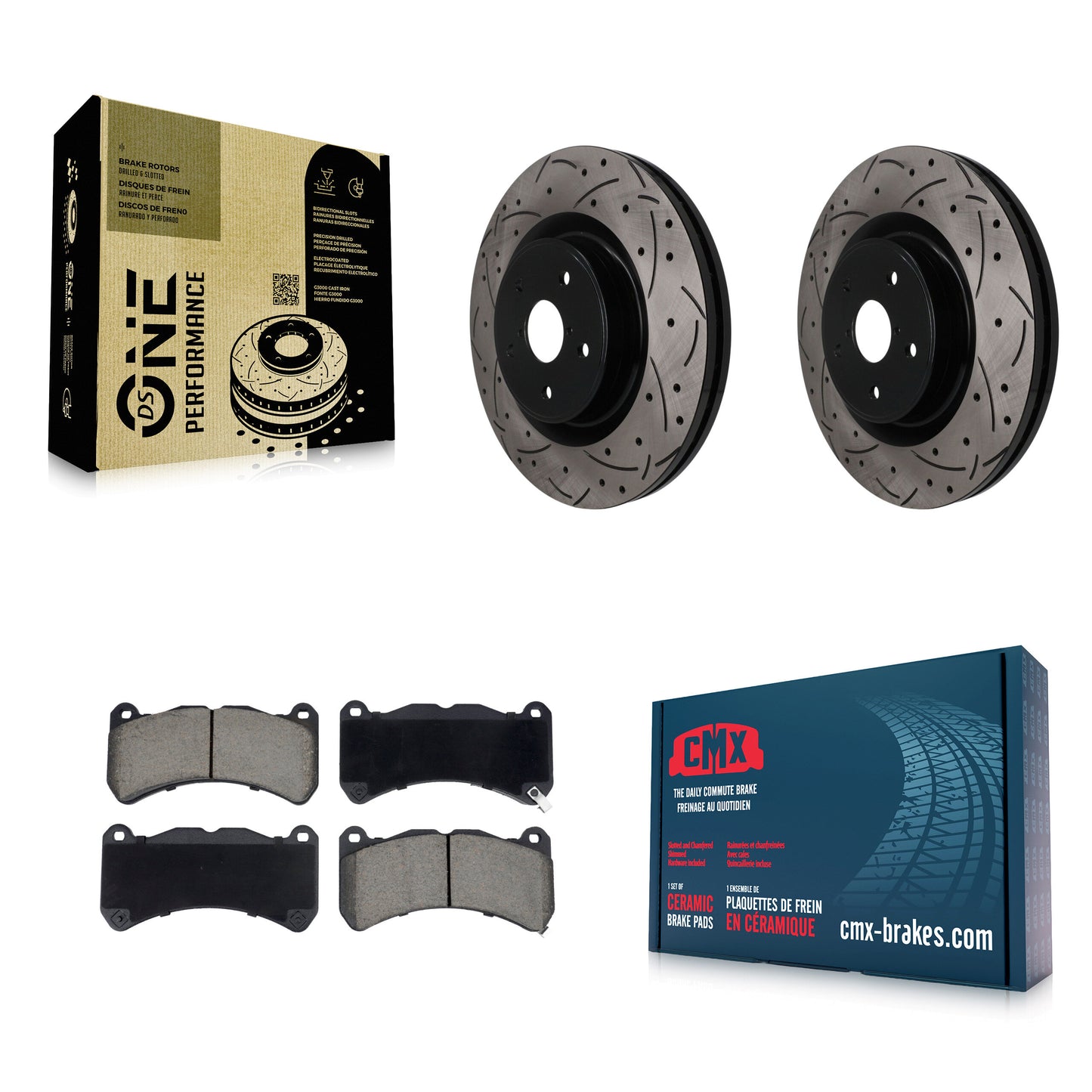 [Avant] Disque et plaquette de frein pour 2018-2020 Subaru WRX STI KDC-101789