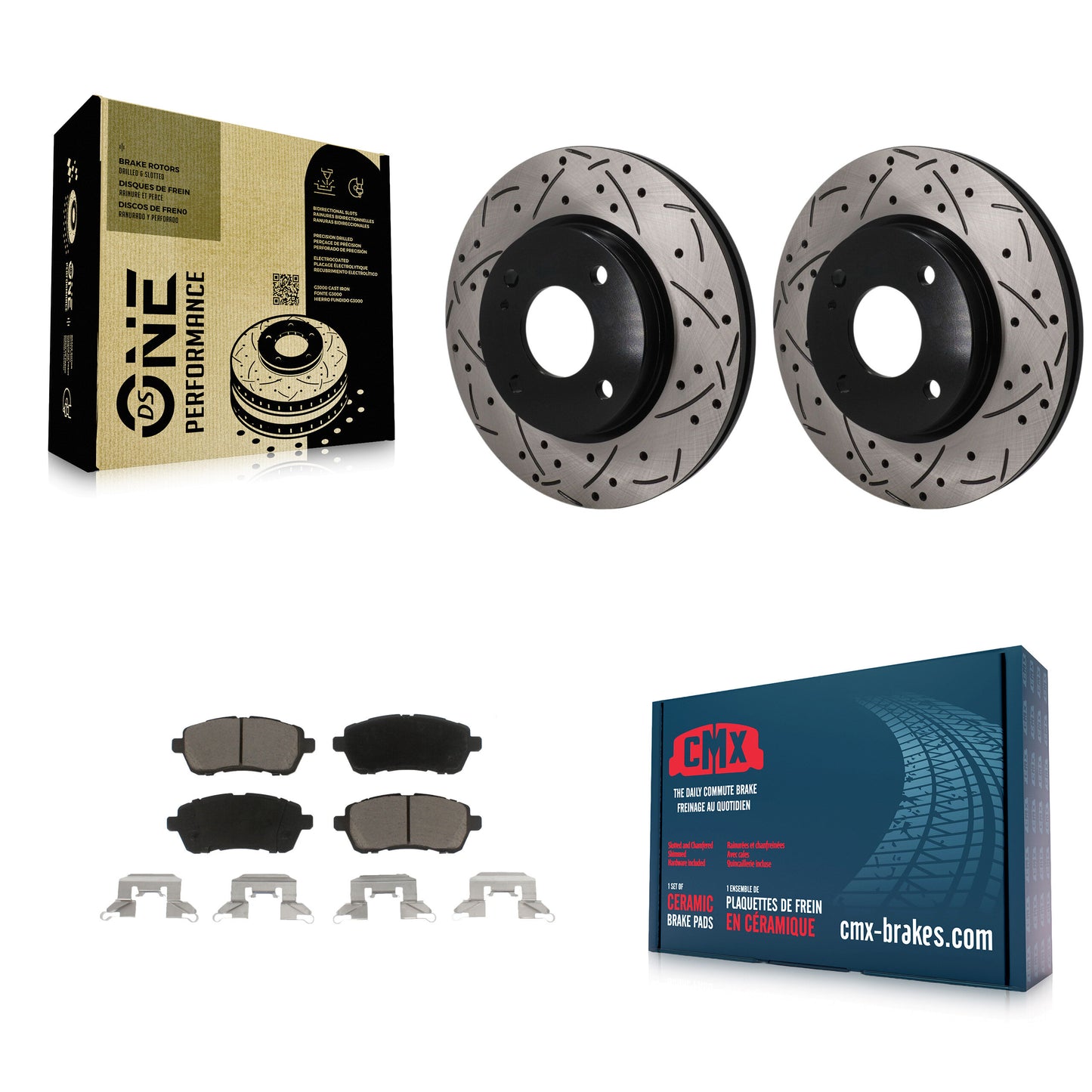 [Avant] Disque et plaquette de frein pour Ford Fiesta KDC-101800