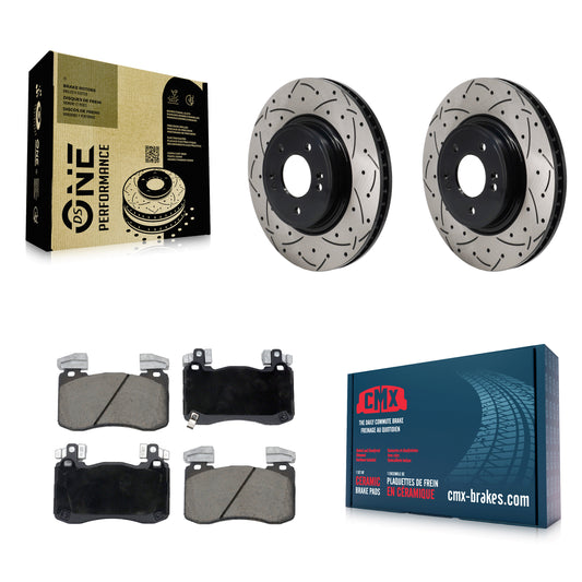 [Avant] Disque et plaquette de frein pour 2023 Genesis G70 2.0L With Brembo Brakes KDC-101817