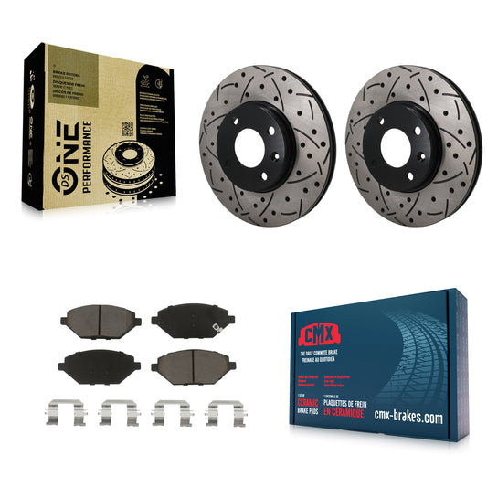 [Avant] Disque et plaquette de frein pour 2016-2022 Chevrolet Spark KDC-101819