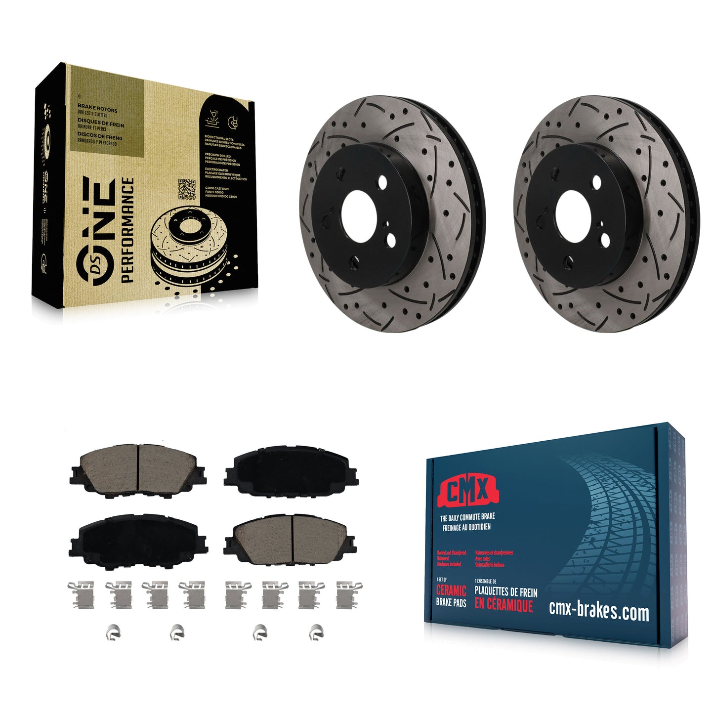 [Avant] Disque et plaquette de frein pour Toyota Corolla KDC-101829