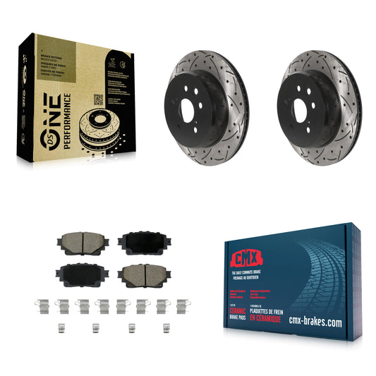 [Arrière] Disque et plaquette de frein pour 2021 Lexus IS350 RC350 RC300 KDC-101850