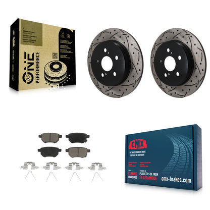 [Arrière] Disque et plaquette de frein pour Toyota Corolla With Manual Parking KDC-101859