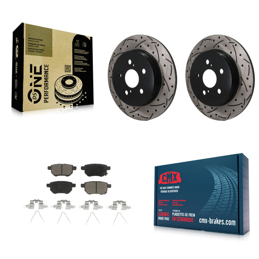 [Arrière] Disque et plaquette de frein pour Toyota Corolla With Manual Parking KDC-101859