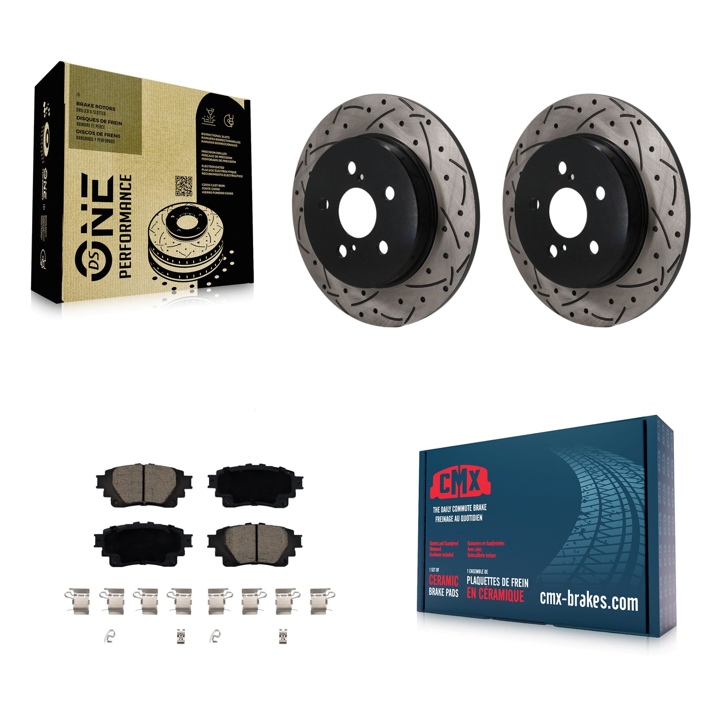 [Arrière] Disque et plaquette de frein pour Toyota Corolla KDC-101860