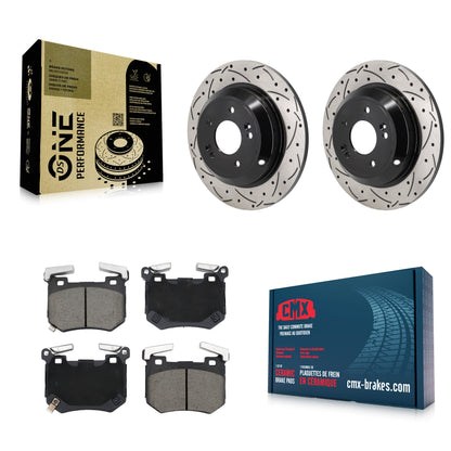 [Arrière] Disque et plaquette de frein pour 2023 Genesis G70 2.0L With Brembo Brakes KDC-101861