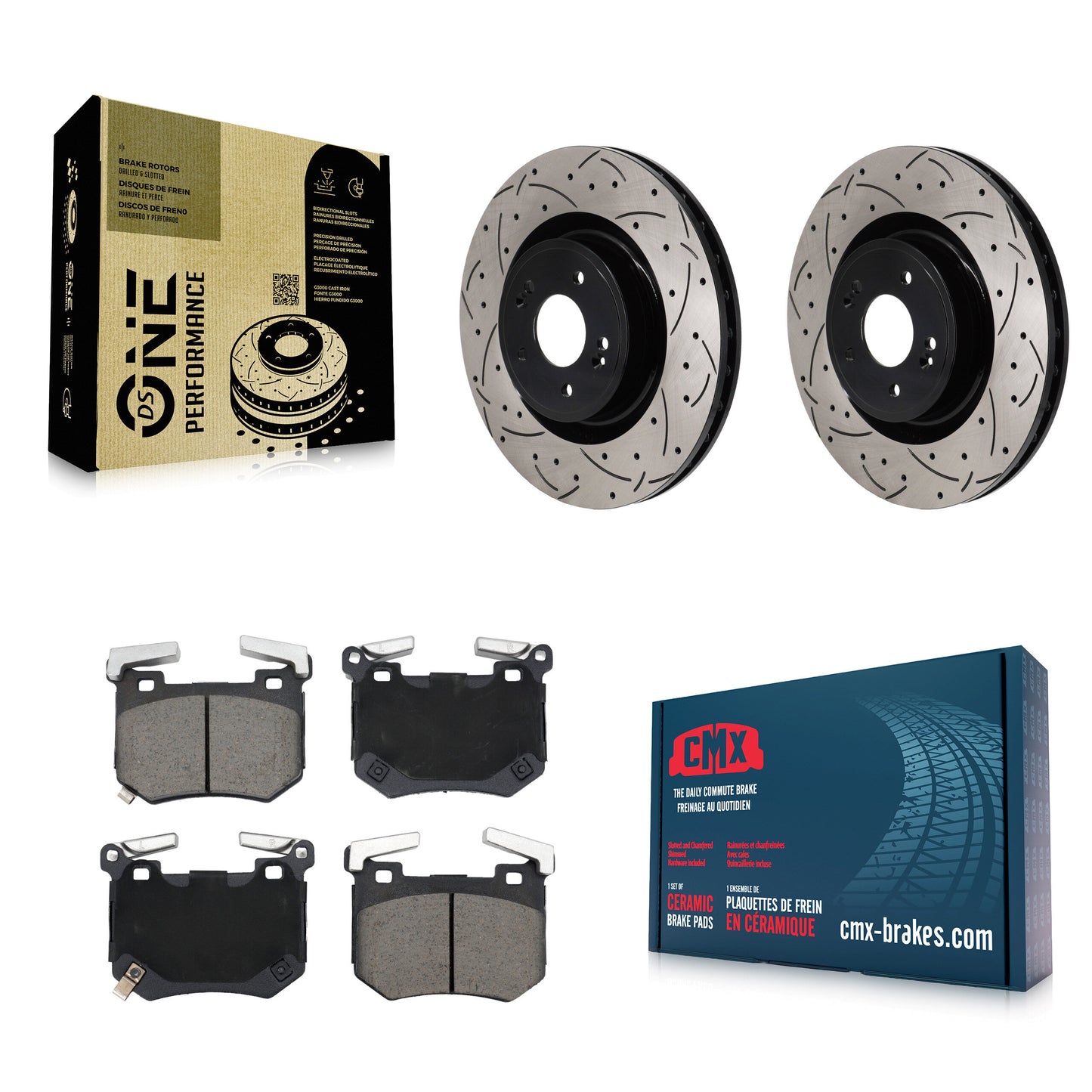 [Arrière] Disque et plaquette de frein pour 2024-2025 Genesis G70 3.3L KDC-101862