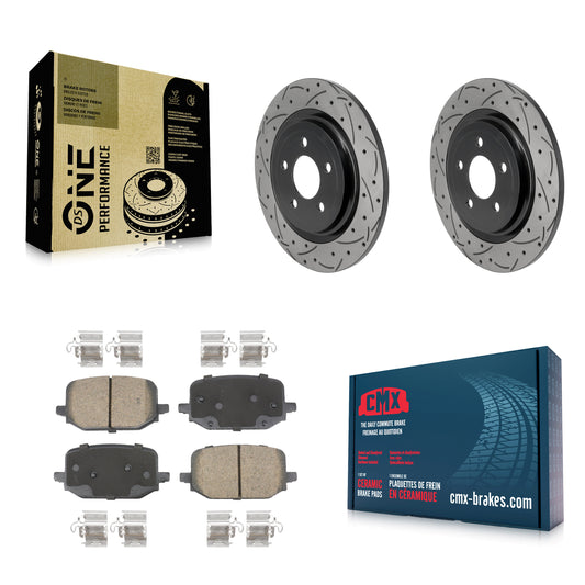 [Arrière] Disque et plaquette de frein pour 2022-2024 Ford Explorer 3.0L/2.3L KDC-101863