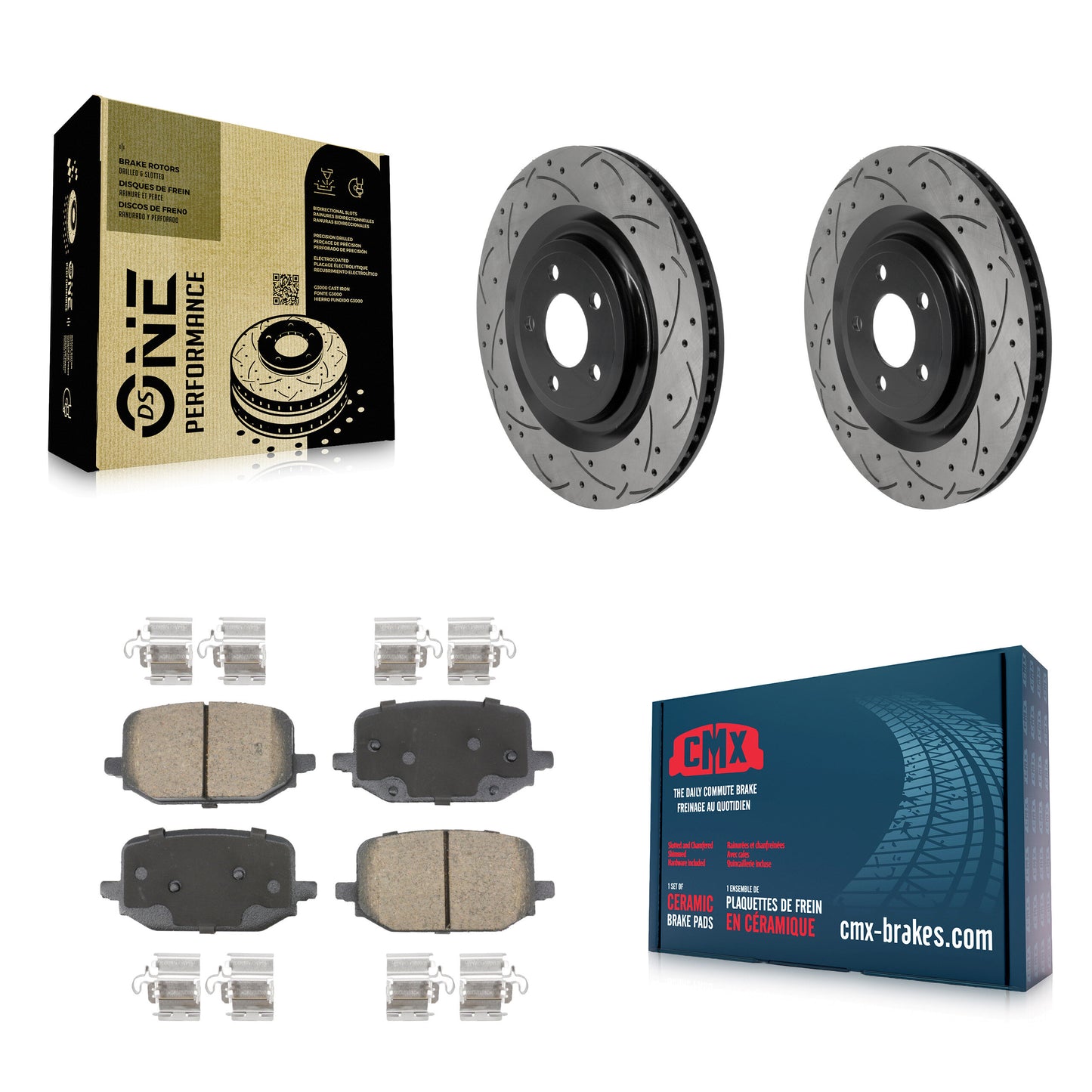 [Arrière] Disque et plaquette de frein pour 2022-2023 Ford Explorer 3.3L KDC-101864