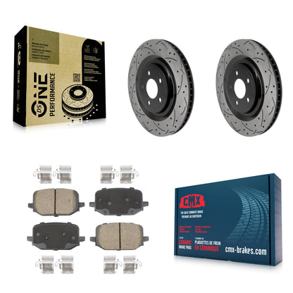 [Arrière] Disque et plaquette de frein pour 2022-2023 Ford Explorer 3.3L KDC-101864