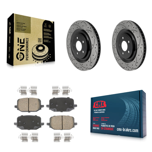 [Arrière] Disque et plaquette de frein pour 2022-2023 Ford Explorer 3.3L KDC-101864