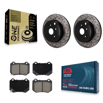 [Arrière] Disque et plaquette de frein pour 2018-2021 Subaru WRX STI KDC-101875