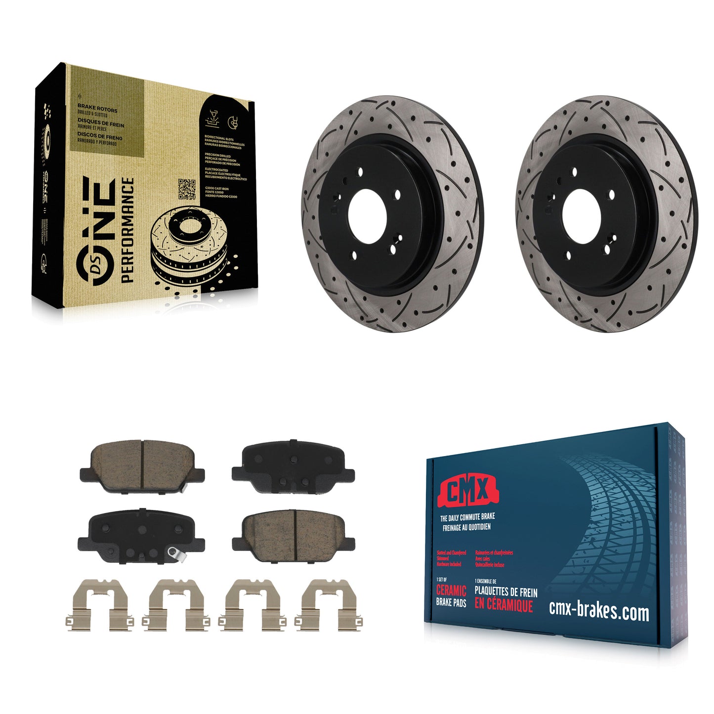 [Arrière] Disque et plaquette de frein pour Hyundai Palisade Santa Fe Kia Telluride KDC-101879