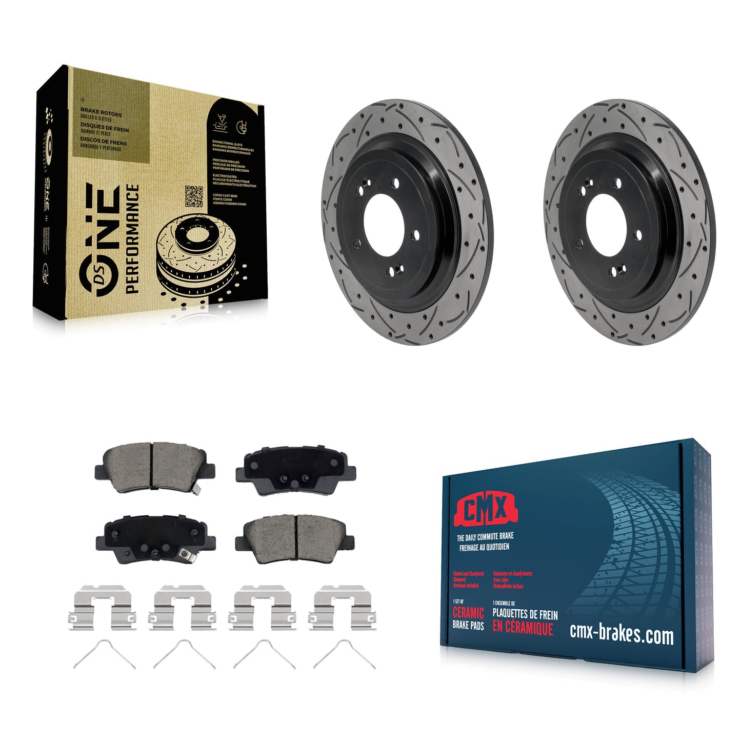 [Arrière] Disque et plaquette de frein pour Kia Sportage Hyundai Tucson Nexo KDC-101882