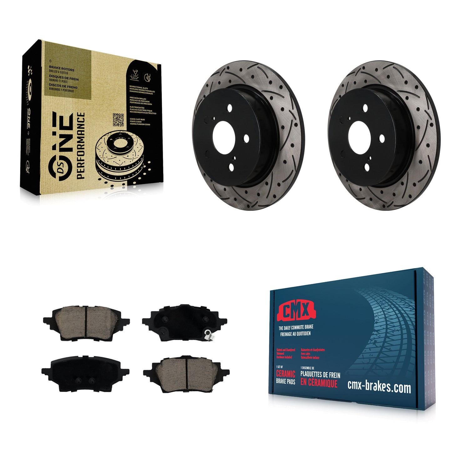 [Arrière] Disque et plaquette de frein pour Toyota C-HR KDC-101883
