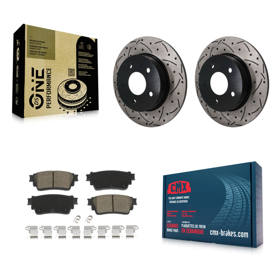 [Arrière] Disque et plaquette de frein pour Nissan Kicks Altima KDC-101884