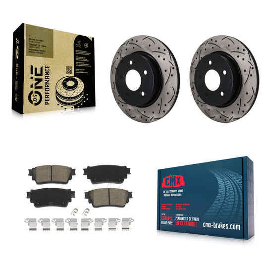 [Arrière] Disque et plaquette de frein pour Nissan Rogue KDC-101885