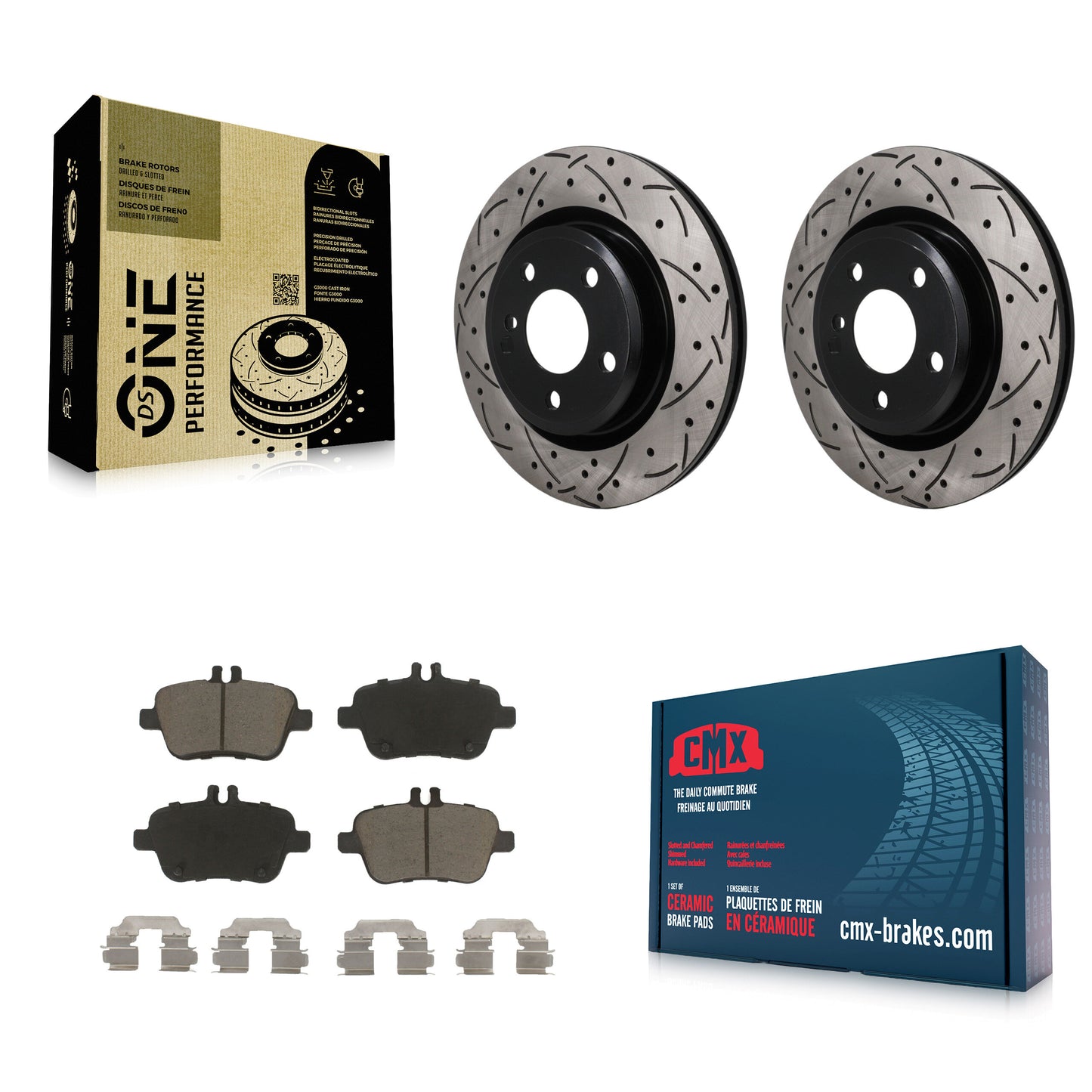 [Arrière] Disque et plaquette de frein pour Mercedes-Benz GLA250 CLA250 INFINITI QX30 KDC-101892