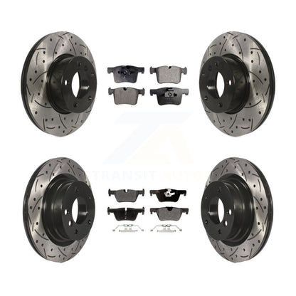 [Avant + Arrière] Kit de disque (percé rainuré revêtu) et plaquette (semi-métallique) de frein pour BMW 320i 428i 228i 230i 328d xDrive KDF-100341