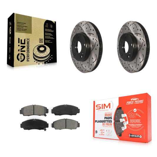 [Avant] Disque et plaquette de frein pour Honda Accord KDS-100055