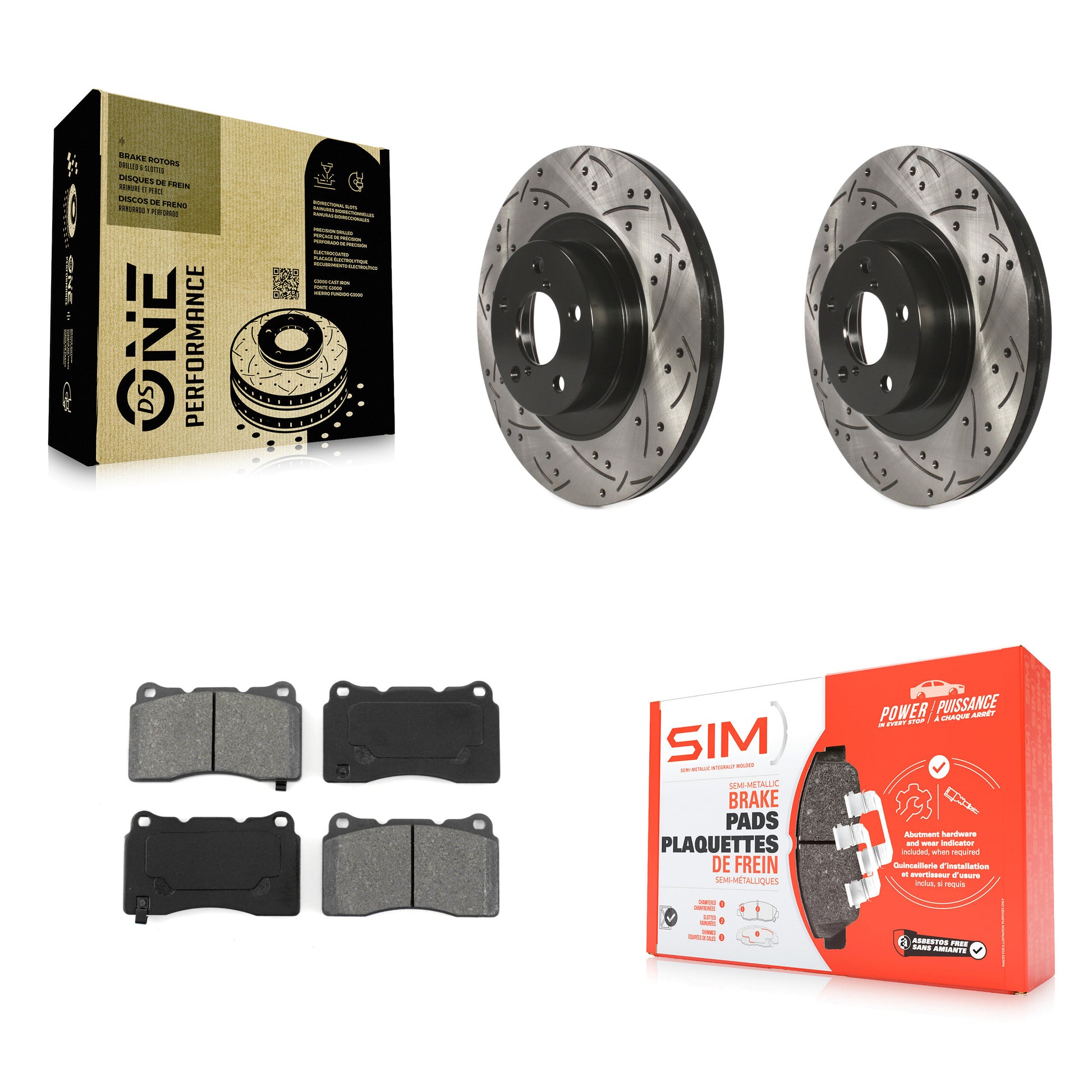 [Avant] Disque et plaquette de frein pour 2019 Toyota 86 TRD Special Edition KDS-100064