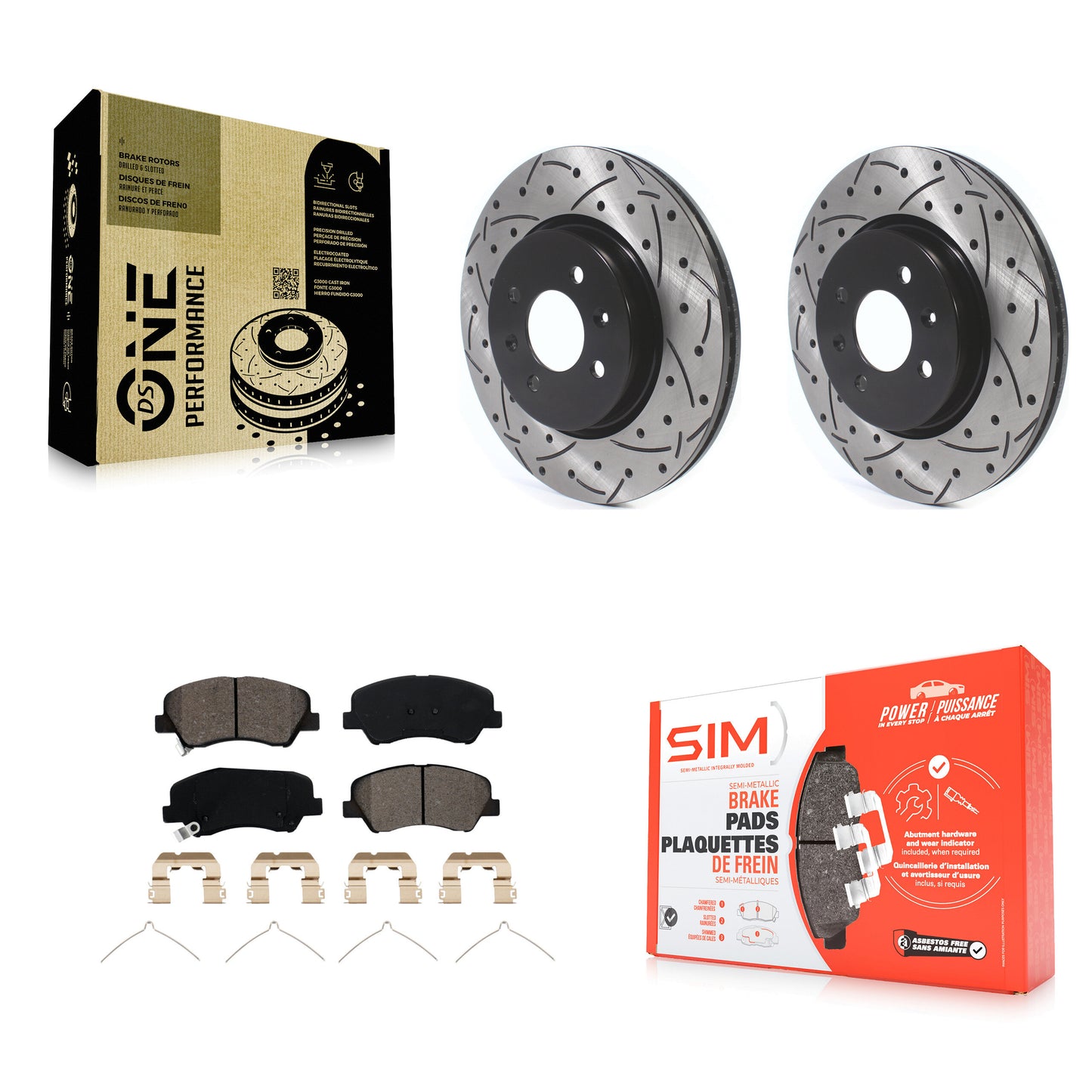 [Avant] Disque et plaquette de frein pour Kia Rio Hyundai Accent KDS-100860