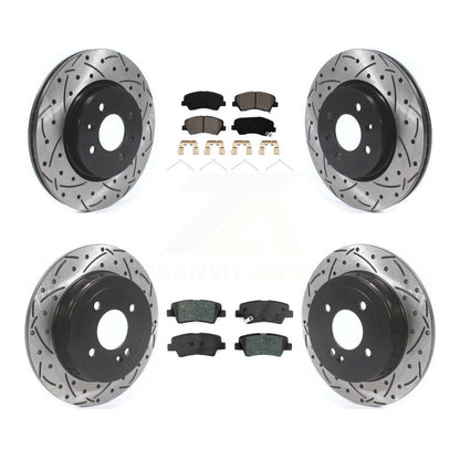 [Avant et Arrière] Disque et plaquette de frein pour Kia Rio Hyundai Accent KDS-100863