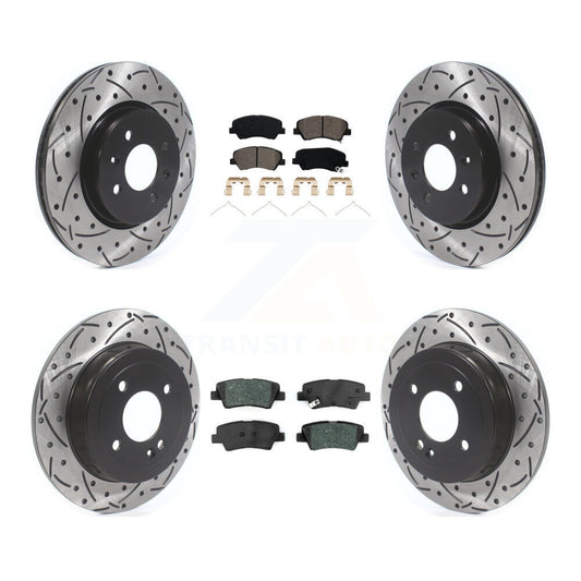 [Avant et Arrière] Disque et plaquette de frein pour Kia Rio Hyundai Accent KDS-100863