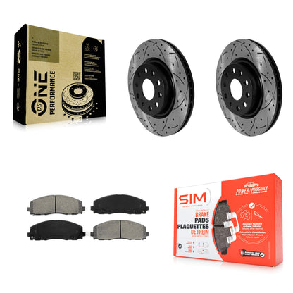 [Avant] Disque et plaquette de frein pour Jeep Wrangler KDS-100866