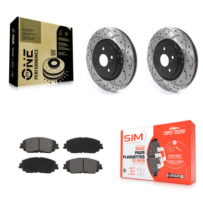 [Avant] Disque et plaquette de frein pour Toyota Camry XSE With TRD Package KDS-100868