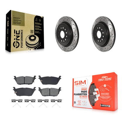 [Arrière] Disque et plaquette de frein pour Ram 1500 KDS-100887