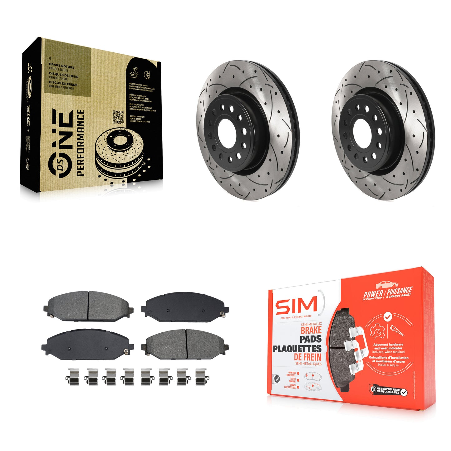 [Avant] Disque et plaquette de frein pour Ram 1500 KDS-100906