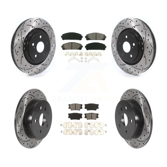[Avant et Arrière] Disque et plaquette de frein pour 2022 Toyota Camry TRD KDS-100907