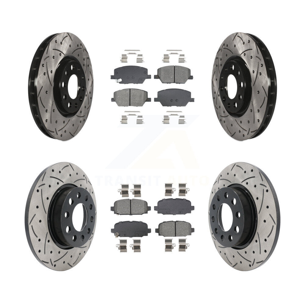 [Avant et Arrière] Disque et plaquette de frein pour Jeep Compass KDS-100970