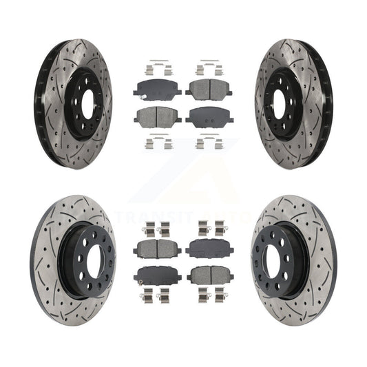 [Avant et Arrière] Disque et plaquette de frein pour Jeep Compass KDS-100970