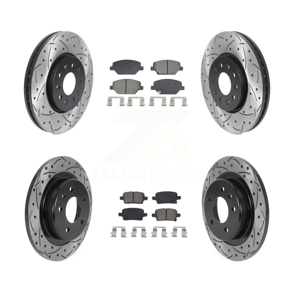 [Avant et Arrière] Disque et plaquette de frein pour Chevrolet Equinox GMC Terrain KDS-100974