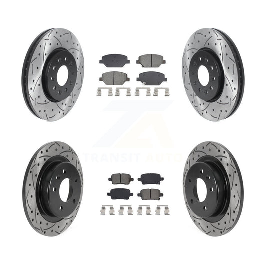 [Avant et Arrière] Disque et plaquette de frein pour Chevrolet Equinox GMC Terrain KDS-100974