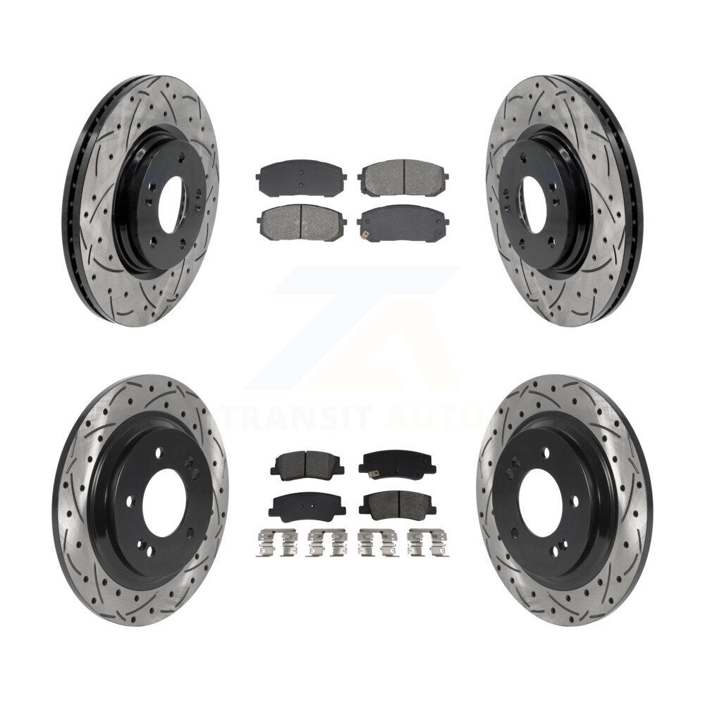 [Avant et Arrière] Disque et plaquette de frein pour Hyundai Sonata Kia Niro EV K5 KDS-100993