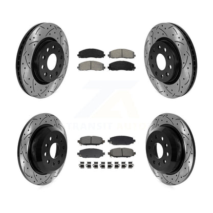 [Avant et Arrière] Disque et plaquette de frein pour 18-20 Jeep Wrangler Rubicon KDS-101004