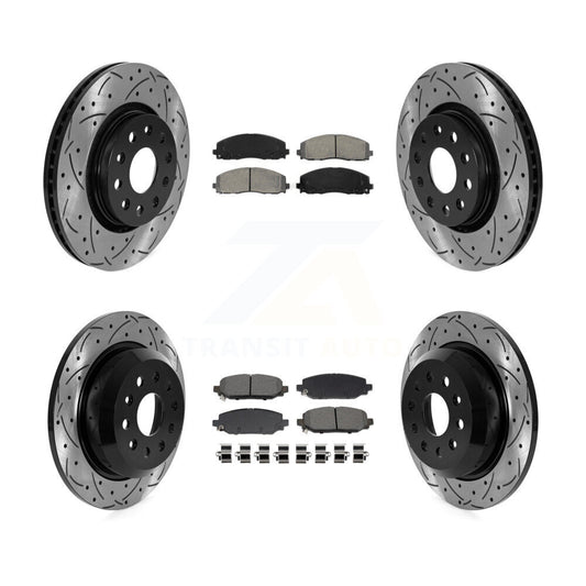 [Avant et Arrière] Disque et plaquette de frein pour 18-20 Jeep Wrangler Rubicon KDS-101004