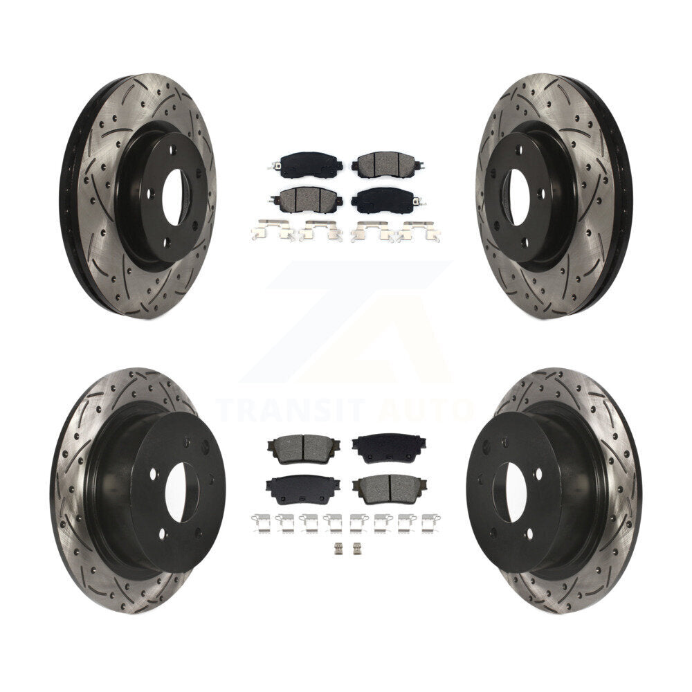 [Avant et Arrière] Disque et plaquette de frein pour 2019-2020 Nissan Altima AWD KDS-101006