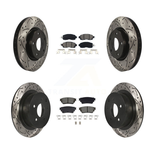 [Avant et Arrière] Disque et plaquette de frein pour 2019-2020 Nissan Altima AWD KDS-101006