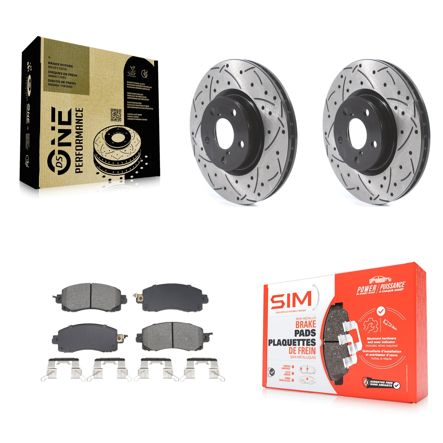 [Avant] Disque et plaquette de frein pour Subaru Impreza KDS-101022