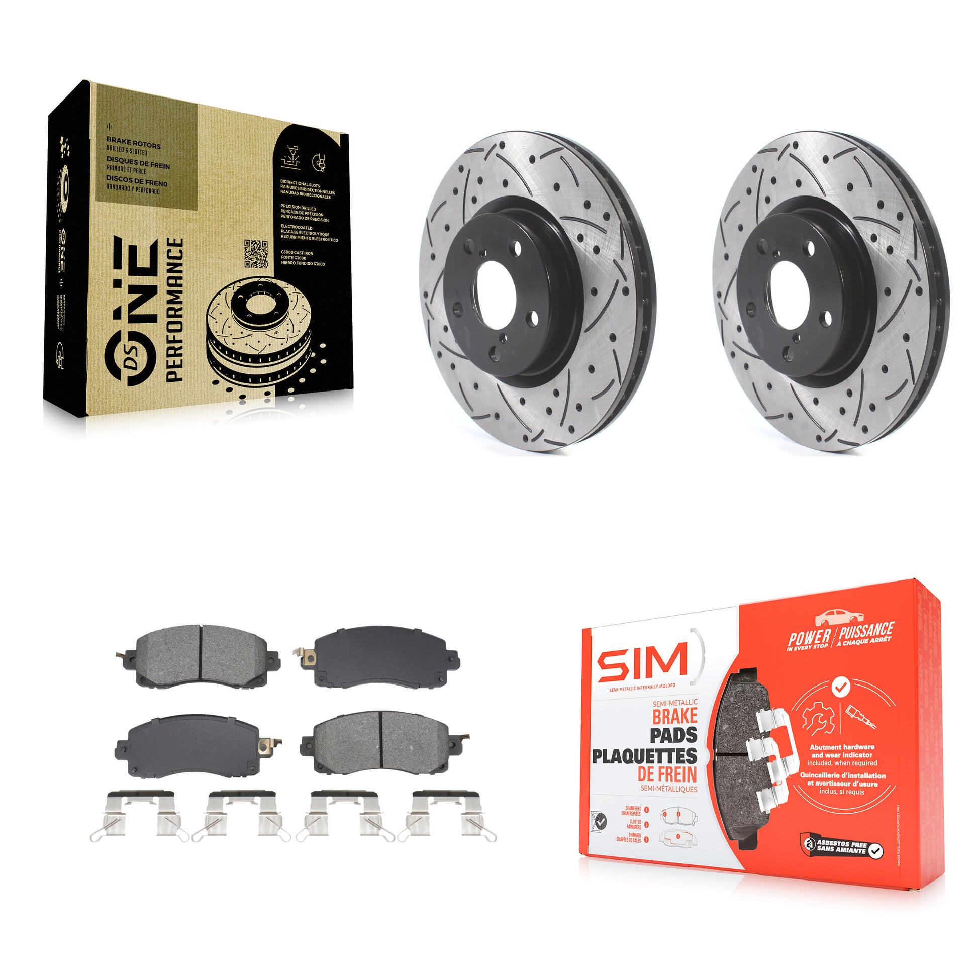 [Avant] Disque et plaquette de frein pour Subaru Impreza KDS-101022