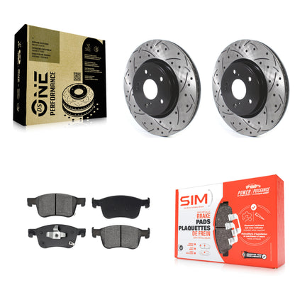 [Avant] Disque et plaquette de frein pour Honda Civic Accord Acura Integra KDS-101023