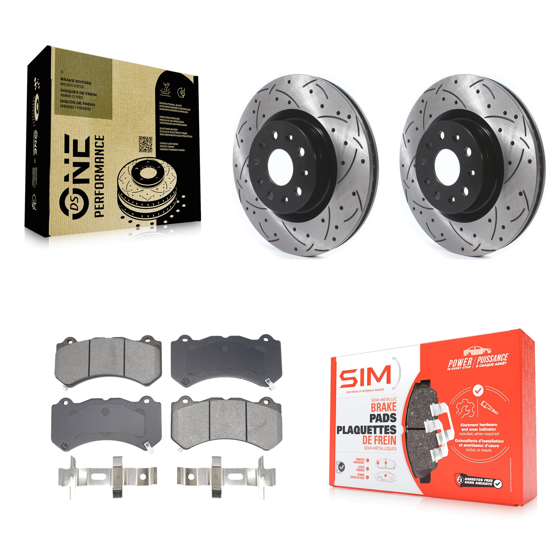 [Avant] Disque et plaquette de frein pour Cadillac CTS KDS-101026